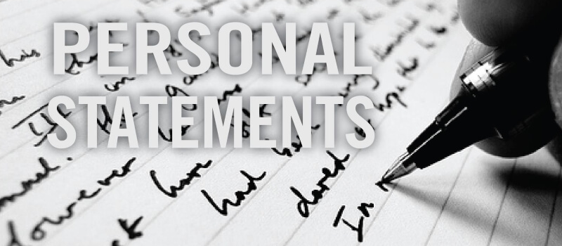 Your personal statement is carefully read by college professors.